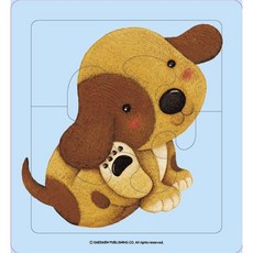 내 아이 첫 퍼즐(동물) : 강아지 사자 호랑이, 새샘, 도서