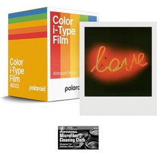 The Imaging World 폴라로이드 i-타입 카메라용 인스턴트 컬러 필름 5팩 즉석 사진 40장 나우 Now+ I-2 Lab과 함께 작동, The Imaging World 폴라로이드 i-타입 카