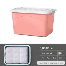 플라스틱 수납함 옷상자 이불 대용량 책가방 수납함 정리 수납함, 북유럽 파우더[#553], 옵션9, 1개