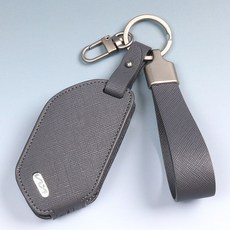 기아 호환 차키케이스 2024 더뉴 쏘렌토 카니발 더뉴 K5 EV6 EV3 K8 신형 7버튼 9버튼 차키링 차키홀더, 에보니그레이, 기아K 9버튼(금속컬러실버/각인불가)