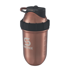 쉐이크스피어 스틸 노볼 쉐이크통 프로틴쉐이커 스테인리스, 스틸 브론즈, 700ml, 1개