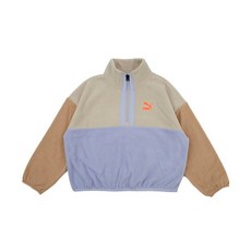 푸마 정품 키즈 하프집업 배색 아노락 플리스