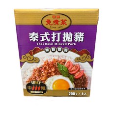 兔廚 泰式打拋豬 200g / 6入, 1箱