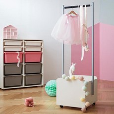 일룸 이동행거 수납형, 아이보리