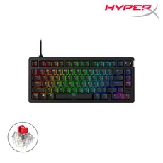 하이퍼엑스 알로이 라이즈 75 커스텀 기계식 게이밍 키보드 PBT 적축, 하이퍼엑스 알로이 라이즈 75 커스텀 기계식 게이밍 키