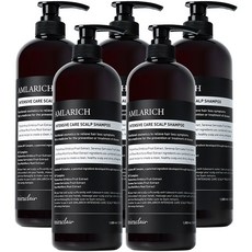 지루성두피 탈모증상완화 샴푸 약산성 힘없는 얇은모발 암라리치 두피트러블, 5개, 1L