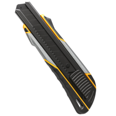 스켈 전문가용 블랙코팅 18mm 강력 커터칼, 1개