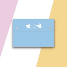 寶貝龍 晴天 日日樂A4風琴夾 文件夾 多層風琴包 學生用透明插頁 整理神器 多款可選, 1個, JF51001-1