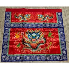 華誠 3尺6 猛龍 桌裙 銀蔥邊, 1個