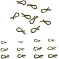 유펭 마이크로 플라이 스냅 노노트 빠른 교체 낚시 후크 미끼 클립 지그, M:50pc, 1개