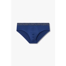 엠포리오 아르마니 EMPORIO ARMANI UNDERWEAR 남성 로고 패턴 밴딩 나일론 브리프 _블루_0814311304 2406246279 435228