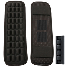 셀렉트디 최신형 네줄 에어 어깨 보호대 패드 군대 군장 군인 행군 훈련소 입대 준비물 등산 골프백 농사 백패킹 필수템 우체국 택배, 다크그레이, 2개