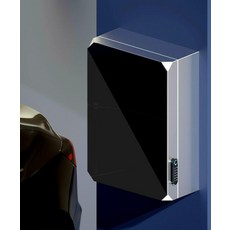 전기차 충전기 스탠드 방수 케이스 실내 보관함 주차장, 기본 유리 로고 없음, 1mAh, 1개