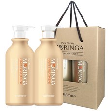 WHIenne 辣木蛋白大容量弱酸性頭皮護髮素 1L + 護髮素 1L 禮盒組, 1套