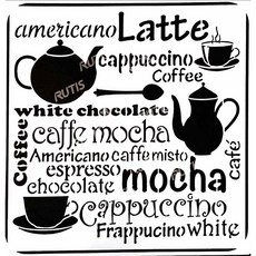 ST-DOT-0124型染版(Stencil)-蝶古巴特diy-簍空模板-塗鴉模版-繪畫模版, 1個, DOT-0124