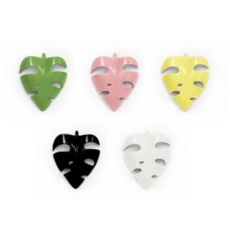 두렙 나뭇잎 은신처 소 사이즈 5가지 컬러 파충류 게코 사육장 케이지 꾸미기 용품, 소형 그린, 1개, 그린