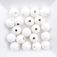 도기비즈 도자기 비즈 구슬 팔찌 목걸이 공예 DIY 악세사리부자재 재료, A5130. 화이트, 1세트, 10mm