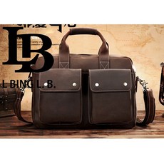 PQ0202商務手提單肩復古公文包/男包/復古/彈力/耐拉/個性