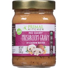Gravy No Dairy Mushroom Made with Cashew Butte -- 12 oz, 1개
