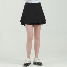 지니골프 이중프릴 골프스커트