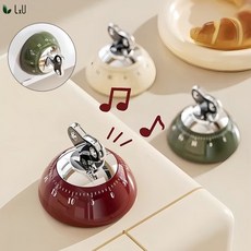 [LxU] 마그네틱 다이얼 주방 타이머 쿠킹 제빵 알람 조리 키친 태엽, 베이직