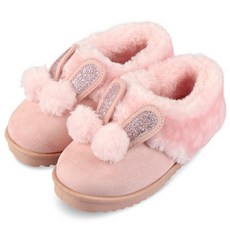 페이퍼플레인키즈 여아용 토끼 방한화