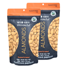 원더풀 아몬드 가염, 200g, 2개