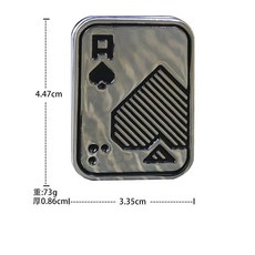 台灣出貨 EdcA 牌磁力推牌網紅幣 指尖減壓神器 黑科技無聲結構 上課無聊必備 防摔耐磨 學生黨上班摸魚小玩具, 1個, 老A  銀色