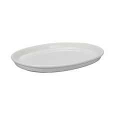 비아 오벌 캐리 아웃 플래터 일반접시, White, 1개