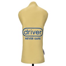 Shanker Golf - 재미있는 드라이버 커버 \"Driver Never Safe\" 재미있고 참신한 헤드커버 대담한 디자인 투어 등급 PU 가죽 모든 커버에 적합 남성용 골, Shanker Golf - 재미있는 드라이버 커버 "D