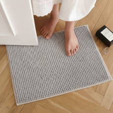 모노제이 물기 쏙 폭신 욕실 발매트, 그레이