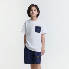 내셔널지오그래픽 키즈 K252UPB910 5부 상하 SET WHITE 961256