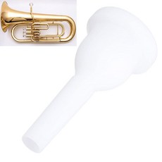튜바 마우스피스 튼튼한 ABS 플라스틱 뿔 마우스피스 관악기 액세서리 연주 부품 딥 컵 마우스혼 표준, 튜바 마우스피스 튼튼한 ABS 플라스틱 뿔 관악기 액세, 1개