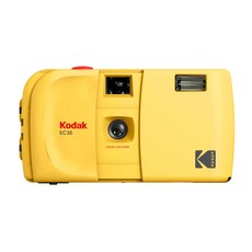 【eYe攝影】現貨 含發票 送電池 柯達 KODAK EC35 LOMO 底片相機 復古相機 傻瓜相機 可換底片 菲林, 奶油黃, 1個