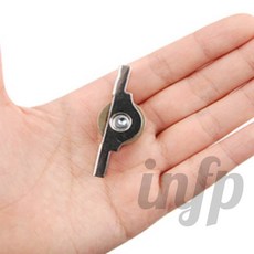 인프마켓 오메가호차 20mm 진열장바퀴 슬라이딩호차 가구호차