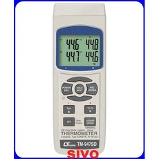 Lutron 記憶式四通道溫度計 支援多種熱電偶與SD卡資料記錄, 1個, 選配 USB+軟體