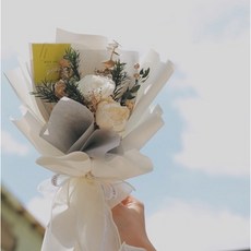 DAY OFF 暖陽空靈永生擴香花束 情人節禮物 七夕 情人節花束 乾燥花束 永生花 不凋花 永生玫瑰 滿天星 擴香花, 迷你暖陽空靈