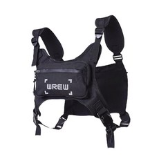 남성용 방수 러닝 체스트 팩 러닝용 휴대폰 홀더 추가 수납 공간 포함 운동용 경량 러닝 조끼, 남성용 방수 러닝 체스트 팩, 러닝용 휴대폰 홀더, 추, 1개