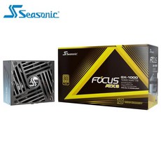 海韻 Seasonic FOCUS GX-1000W ATX3 1000W 金牌全模組電源供應器, 1個