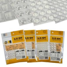 유리 받침 투명 도트 범퍼 22 종 미끄럼 방지 고무발 범폰 실리콘 패드, 24도트범퍼 40매, 1개, 24도트범퍼 40매
