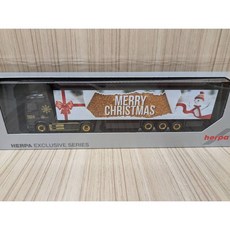 Herpa Mercedes Benz eActros 600 新能源曳引車組 聖誕彩繪, 1個