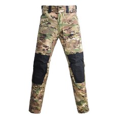 涵野春秋季龍甲蛙服戰術套裝 男女戶外迷彩服全套長袖敎官服軍訓服 耐磨 戰術套裝 作訓服 軍, CP迷彩褲子,L 碼【140-160斤】, 1個