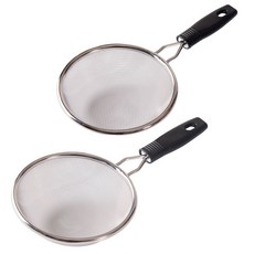 國產廚房炸油勺 粗面勺1p+細麵勺1p, 1套