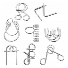 초등 사고력 메탈 와이어퍼즐 고리풀기 수학보드게임 초등학생 에듀 사이언스 실험