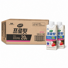 셀렉스 프로핏 딸기초코, 18개, 250ml
