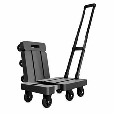 ROYAI ONE 가정용 운반 접이식카트 확장형 핸드 카트, 1개, 블랙30*60cm