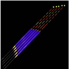 동경조구 옥내림찌 퍼플 5종 민물낚시 올림 바닥낚시, 1개, 퍼플 5호 45cm (4.6g)