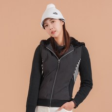 [엘르골프] 여성 튜브다운 후드 점퍼형 스웨터_6H83802