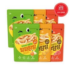 어린이용 구운과자 얌얌 혼합 구성 맛별2개씩, 1세트, 35g, 양파 2개 + 감자 2개 + 새우 2개