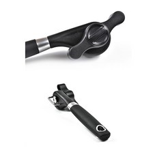 不鏽鋼罐頭開罐器 不割手開罐器 不割手開瓶器 亞馬遜熱銷 安全開罐器, 1個, 不鏽鋼